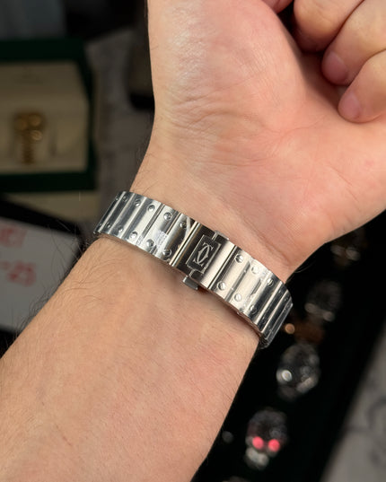 CARTIER SANTOS FONDO BLANCO 36 MM