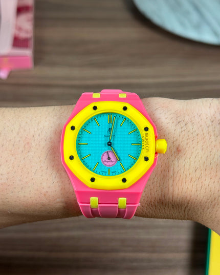 AUDEMARS PIGUET x SWATCH ROYAL POP OTG ROZ