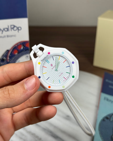 AUDEMARS PIGUET x SWATCH ROYAL POP HUIT BLANC