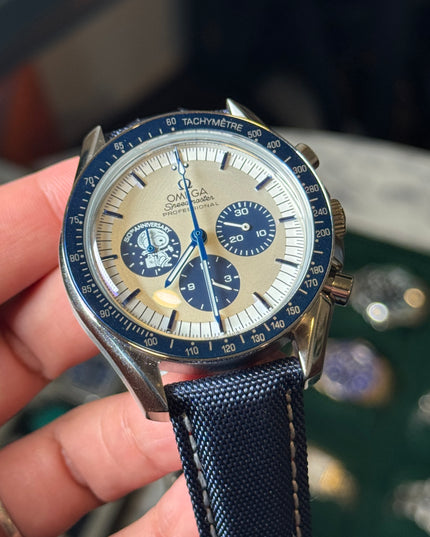 OMEGA SPEEDMASTER SERIE DE ANIVERSARIO SNOOPY - AZUL