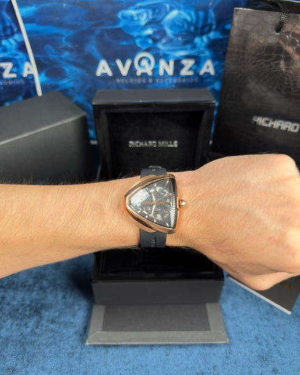 HAMILTON VENTURA SKELETON - ROSE GOLD
