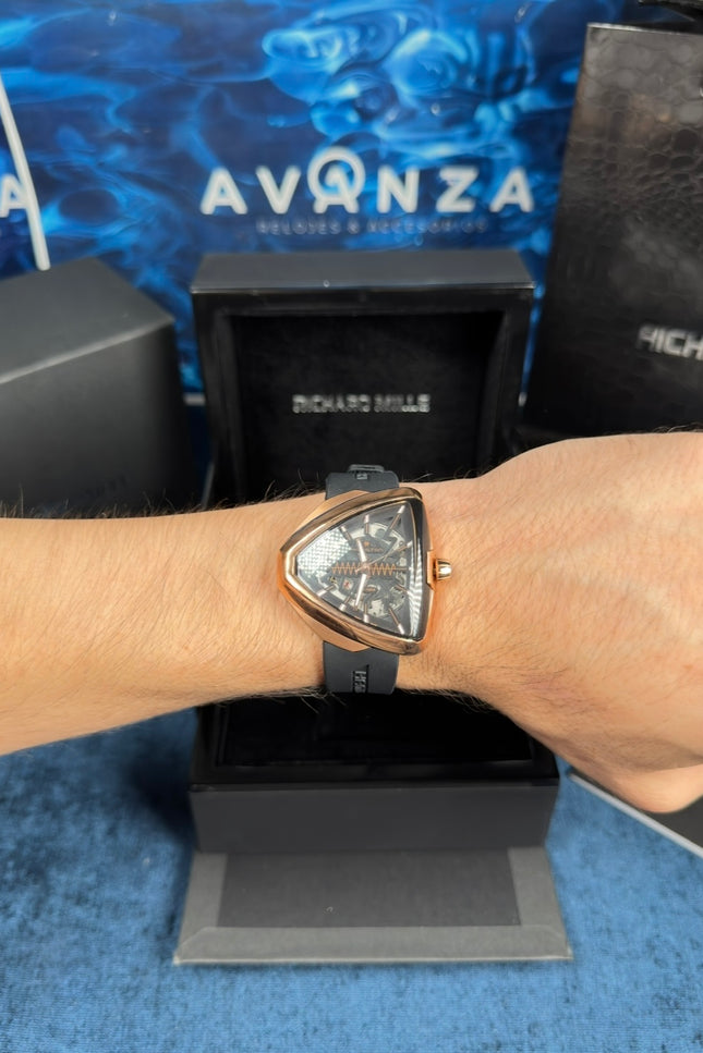 HAMILTON VENTURA SKELETON - ROSE GOLD