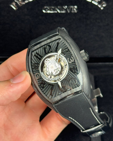 FRANCK MULLER GRAND CENTRAL TURBILLON  SUIZO - NEGRO