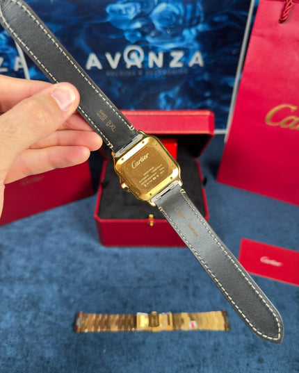 CARTIER SANTOS SUIZO DOBLE EXTENSIBLE - DORADO