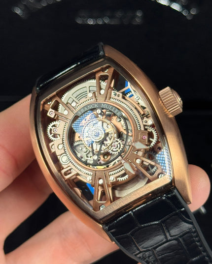 FRANCK MULLER GRAND CENTRAL TURBILLON  SUIZO - ROSEGOLD