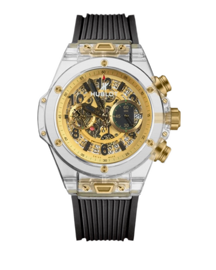 HUBLOT BIG BANG MAGIC SAPPHIRE - DORADO
