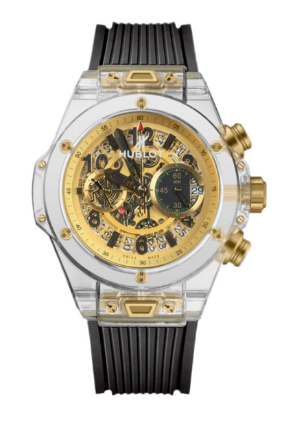 HUBLOT BIG BANG MAGIC SAPPHIRE - DORADO