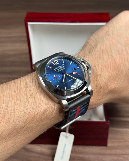 PANERAI LUMINOR QUARANTA LUNA ROSSA BITEMPO