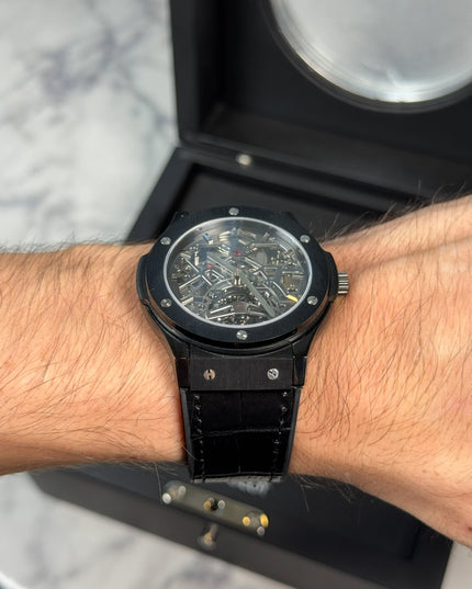 HUBLOT CLASSIC FUSION SKELETON TOURBILLON TITANIUM LIMITED