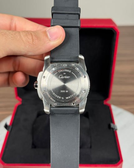CARTIER DIVER AUTOMATIC - NEGRO/PLATEADO