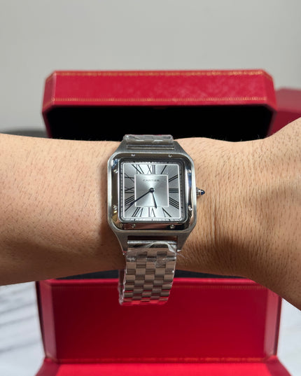 CARTIER PANTHERE PLATEADO GRANDE