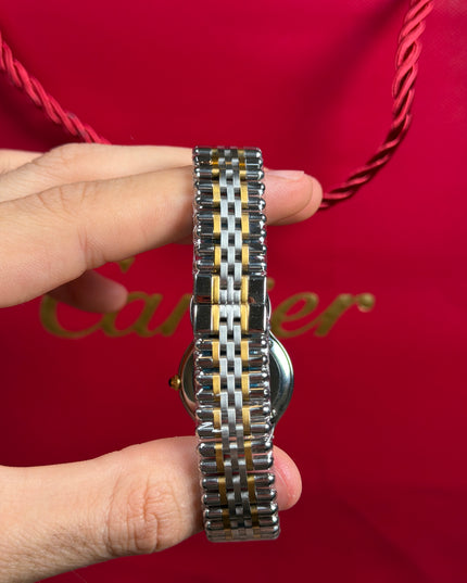 CARTIER MUST 21 DOBLE TONO FONDO BLANCO