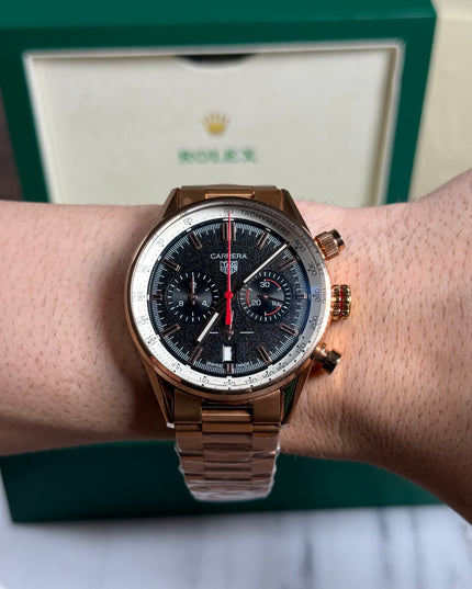 TAG HEUER CARRERA CRONÓGRAFO - ROSE GOLD