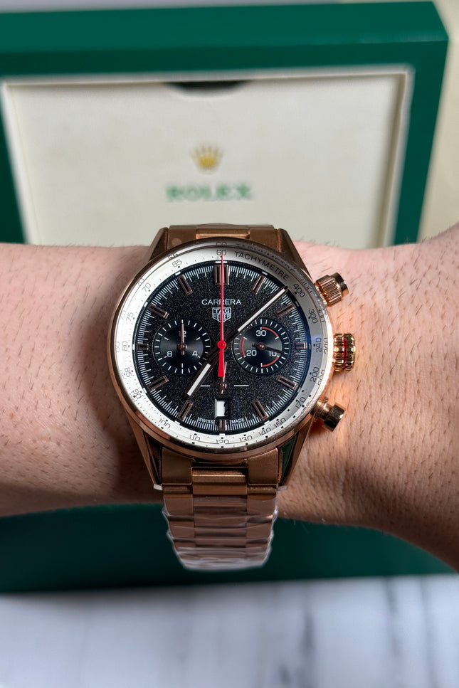TAG HEUER CARRERA CRONÓGRAFO - ROSE GOLD