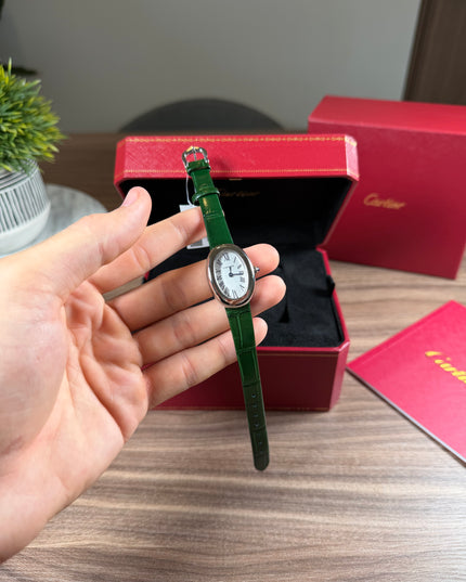 CARTIER BAIGNOIRE VERDE/PLATEADO