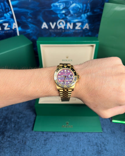 ROLEX GMT II DORADO OYSTER SUIZO