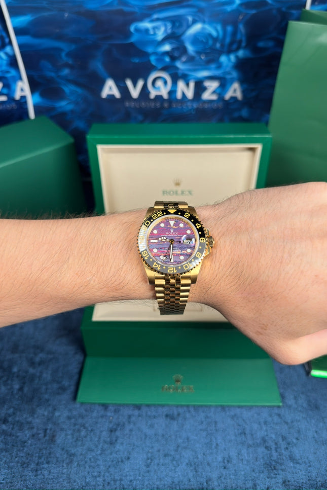 ROLEX GMT II DORADO OYSTER SUIZO