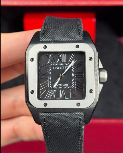 CARTIER SANTOS 100 SUIZO LONA