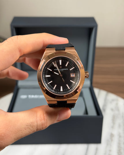 VACHERON CONSTANTIN OVERSEAS ROSEGOLD CAUCHO