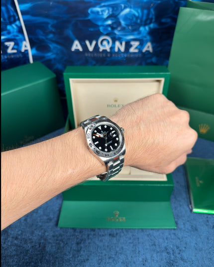 ROLEX EXPLORER II SUIZO - FONDO NEGRO