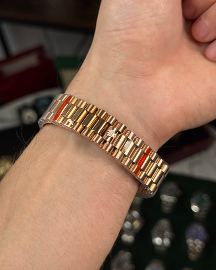 ROLEX DAY DATE ROSEGOLD - FONDO CAFÉ