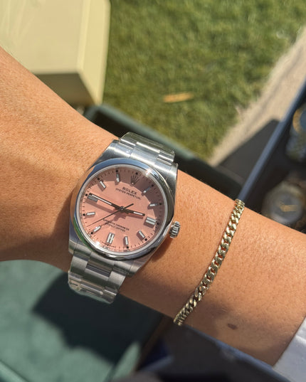 ROLEX OYSTER PERPETUAL 36MM SUIZO - FONDO ROSA