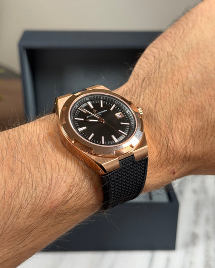VACHERON CONSTANTIN OVERSEAS ROSEGOLD CAUCHO