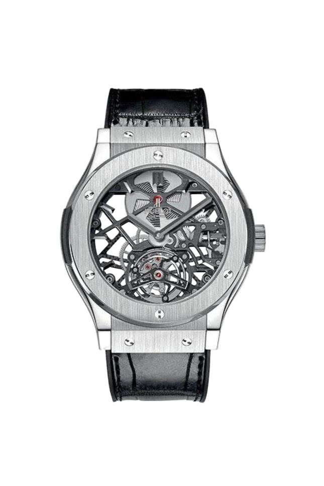 HUBLOT CLASSIC FUSION SKELETON TOURBILLON TITANIUM LIMITED