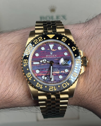 ROLEX GMT II DORADO OYSTER SUIZO