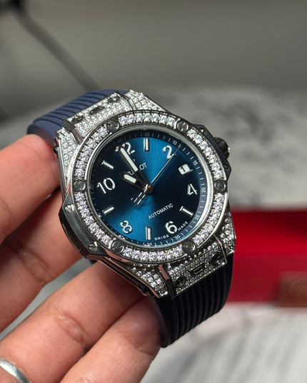 HUBLOT BIG BANG ONE CLICK BLUE DIAMOND DAMA