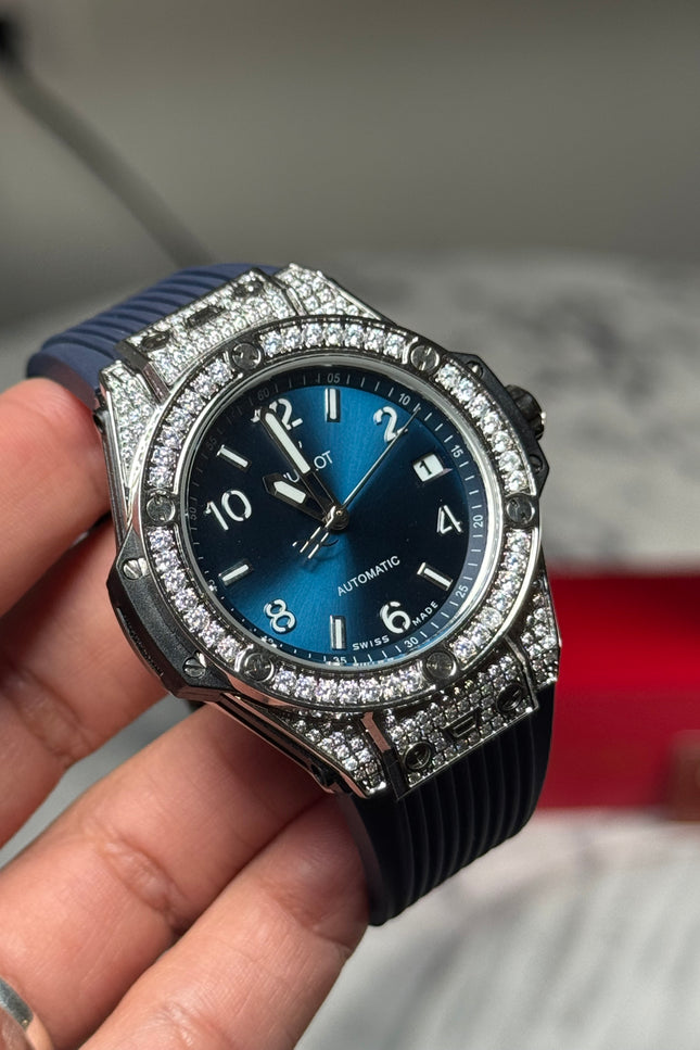 HUBLOT BIG BANG ONE CLICK BLUE DIAMOND DAMA