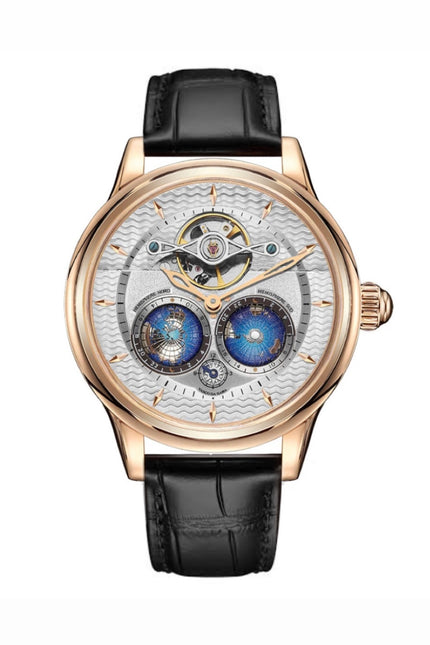 MONTBLANC TOURBILLON CYLINDRIQUE GEOSPHERES VASCO DA GAMA WHITE DIAL