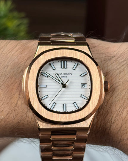 PATEK PHILIPPE ROSEGOLD WHITE DIAL