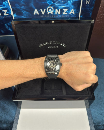 FRANCK MULLER GRAND CENTRAL TURBILLON  SUIZO - NEGRO