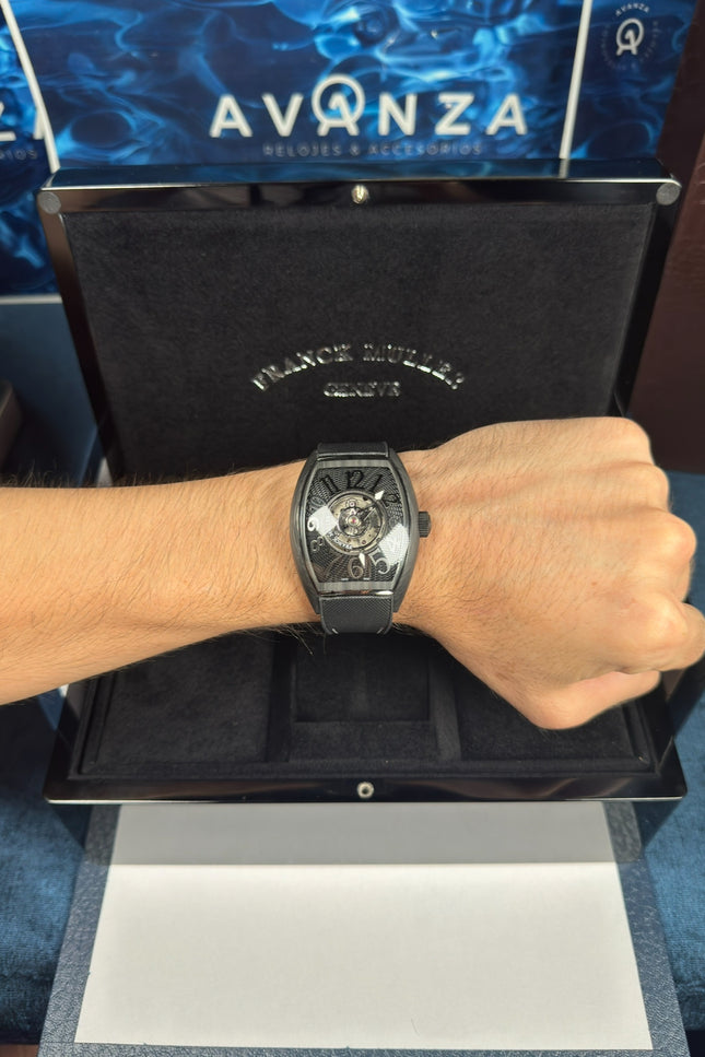 FRANCK MULLER GRAND CENTRAL TURBILLON  SUIZO - NEGRO