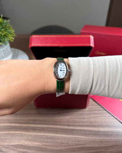 CARTIER BAIGNOIRE VERDE/PLATEADO