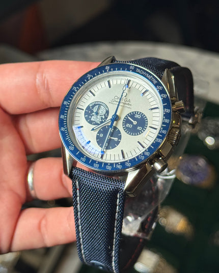 OMEGA SPEEDMASTER SERIE DE ANIVERSARIO SNOOPY - AZUL