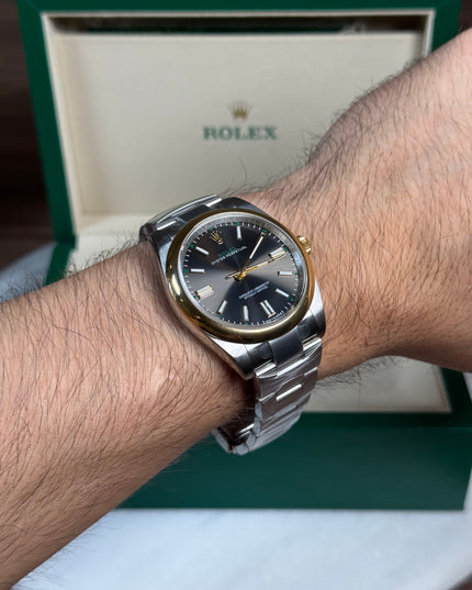 ROLEX OYSTER PERPETUAL TWO TONE SUIZO