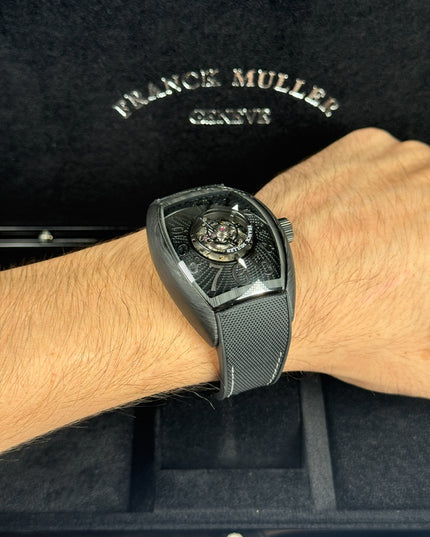 FRANCK MULLER GRAND CENTRAL TURBILLON  SUIZO - NEGRO