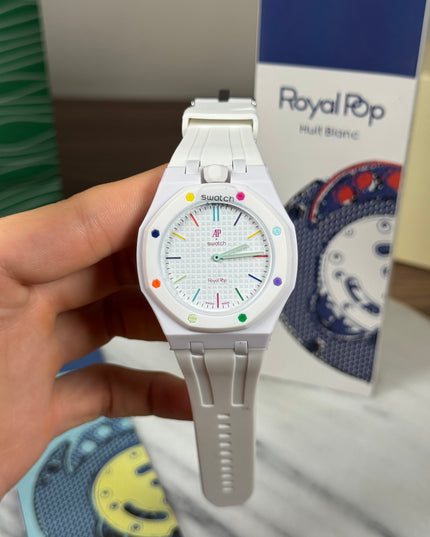 AUDEMARS PIGUET x SWATCH ROYAL POP HUIT BLANC