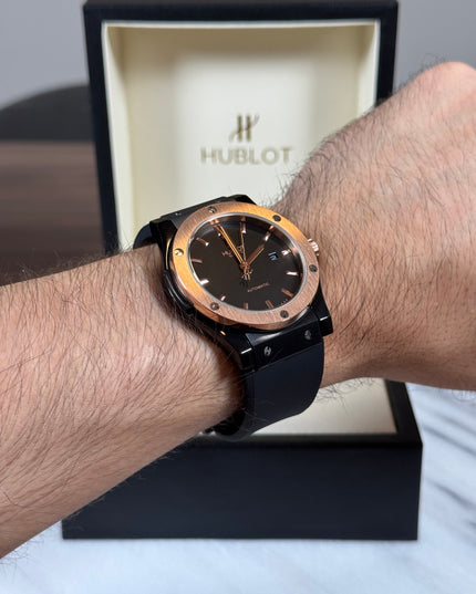HUBLOT CLASSIC FUSION CERAMIC KING GOLD