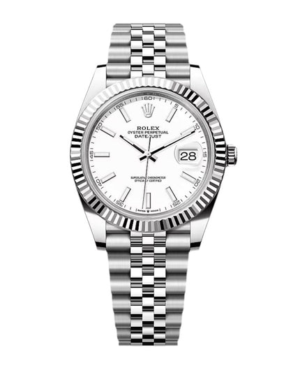 ROLEX DATEJUST SUIZO FONDO BLANCO