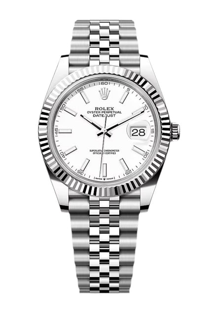 ROLEX DATEJUST SUIZO FONDO BLANCO