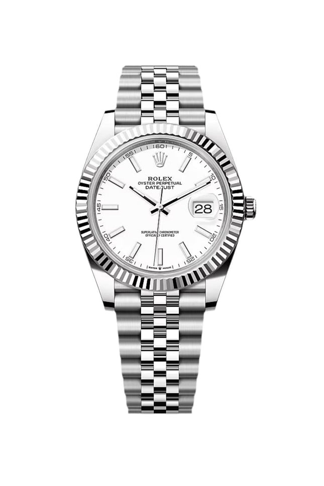 ROLEX DATEJUST SUIZO FONDO BLANCO