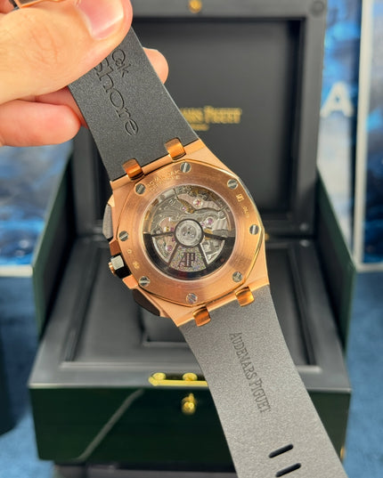 AUDEMARS PIGUET ROYAL OAK OFFSHORE CRONÓGRAFO SUIZO - NEGRO ROSE GOLD