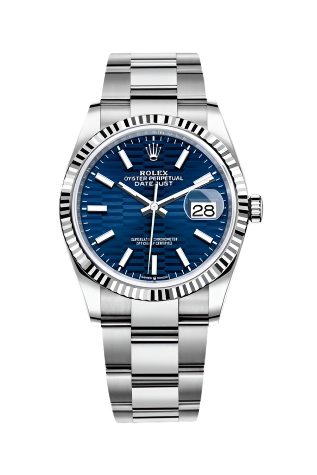 ROLEX DATEJUST 36MM SUIZO AZUL