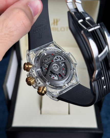 HUBLOT BIG BANG MAGIC SAPPHIRE - DORADO