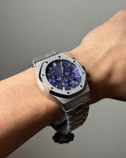 AUDEMARS PIGUET ROYAL OAK CRONÓGRAFO SUIZO - FONDO MORADO