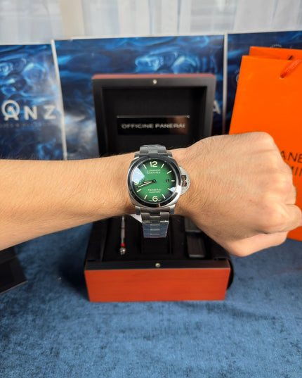 PANERAI LUMINOR MARINA - PLATA FONDO VERDE