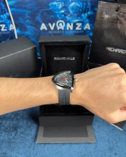 HAMILTON VENTURA SKELETON - PLATEADO